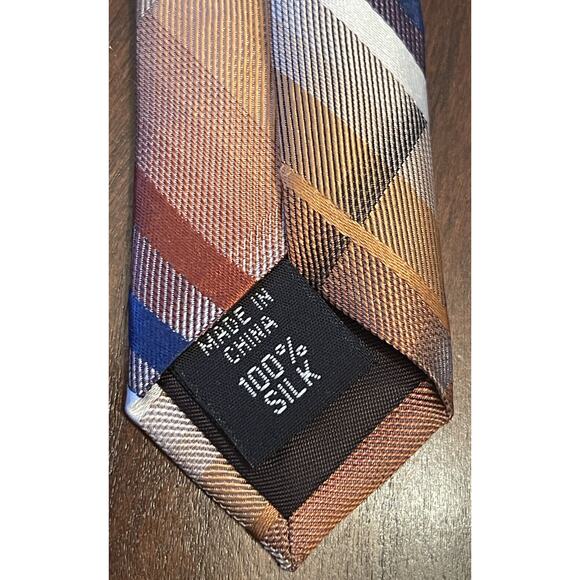 Van Heusen 100% Silk Men’s Neck Tie Made In China - Picture 7 of 9